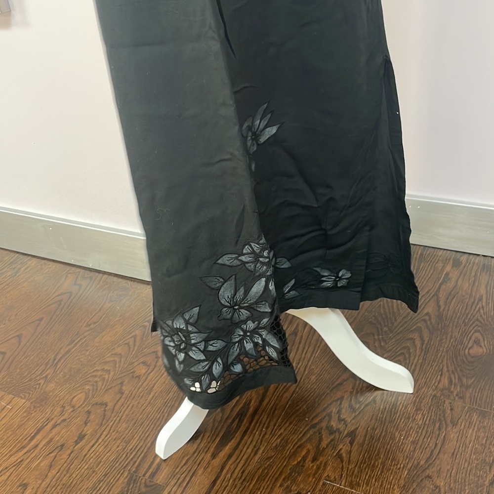 ♡Long vintage dress 100% rayon - Picture 3 of 5